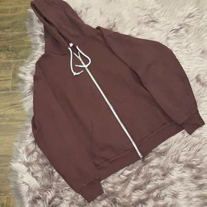 Maroon Zip-Up